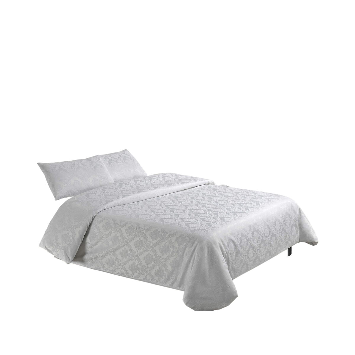 Juego de funda nórdica Alexandra House Living Viena Blanco Cama de 150 5 Piezas - Effik Store