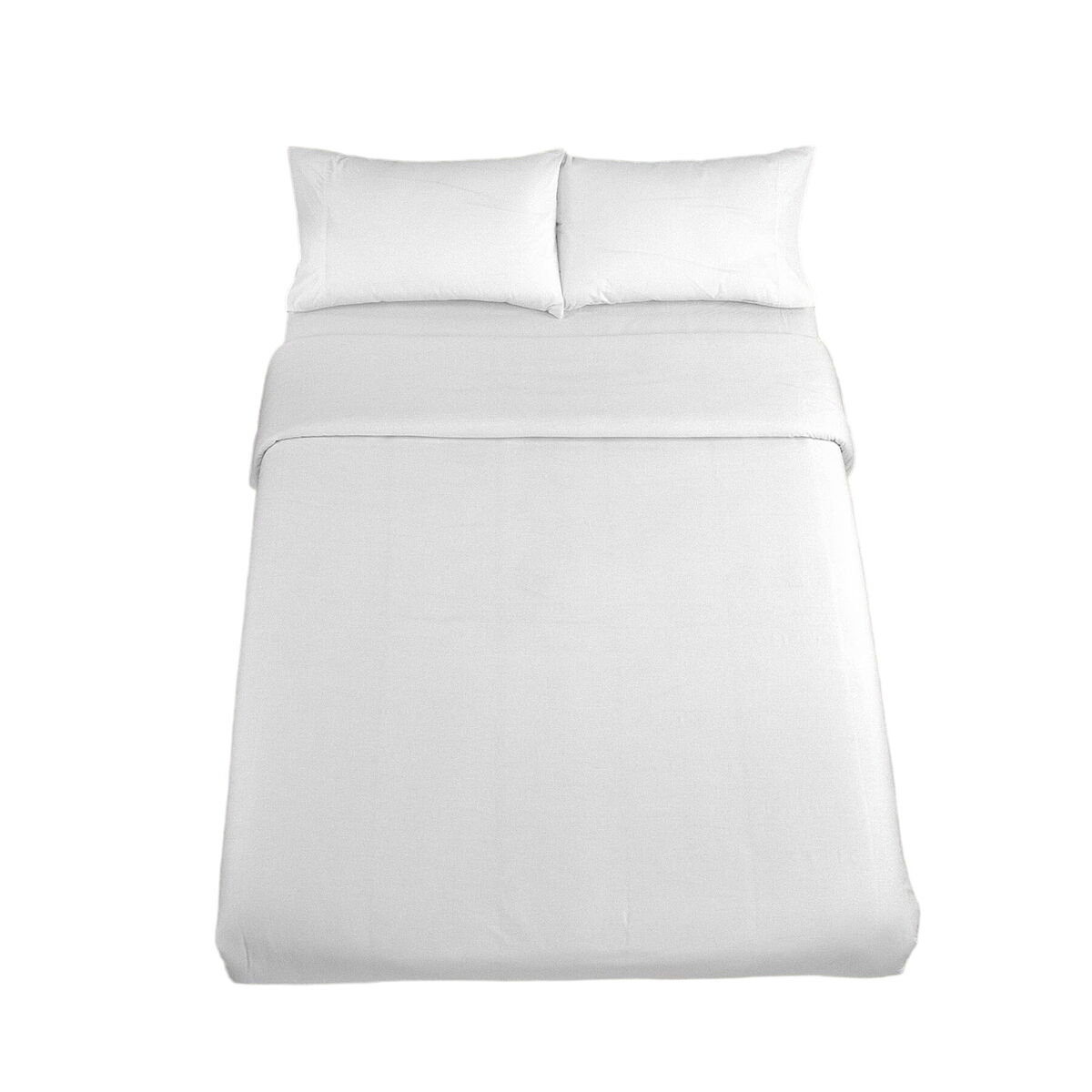 Juego de funda nórdica Alexandra House Living Qutun Blanco Cama de 90 3 Piezas - Effik Store