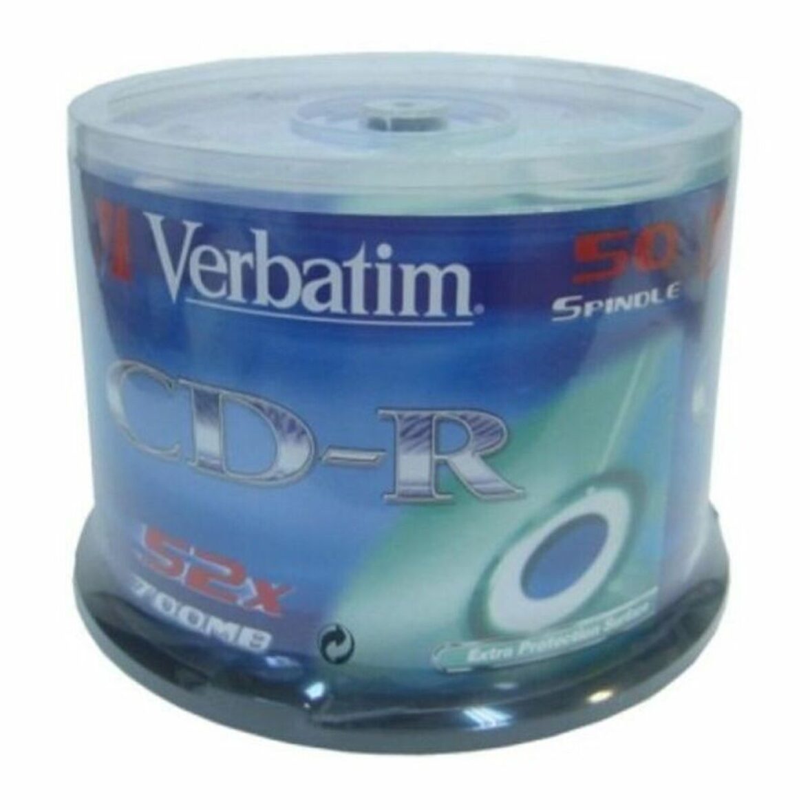 CD-R Verbatim 43351 52x 700 MB (50 Unidades) - Effik Store