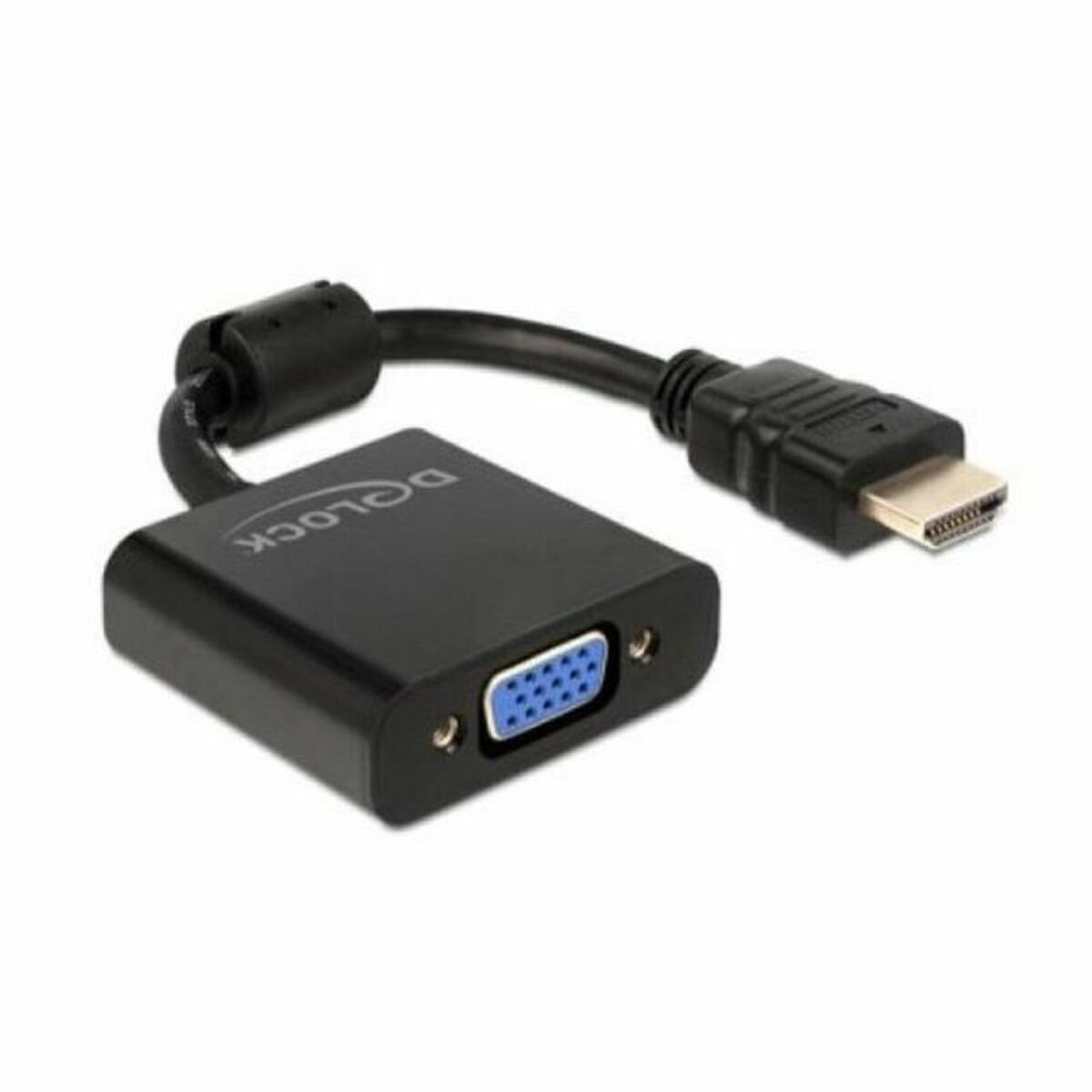 Adaptador HDMI a VGA DELOCK 65512 Negro - Effik Store