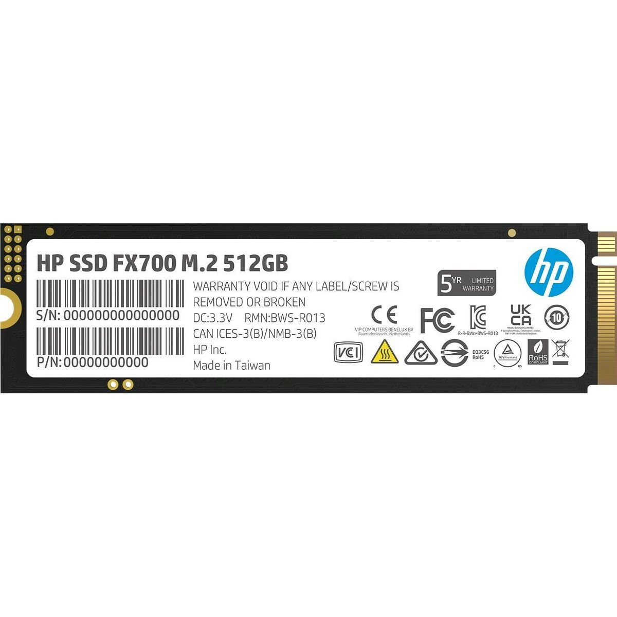 Disco Duro HP FX700 512 GB SSD - Effik Store