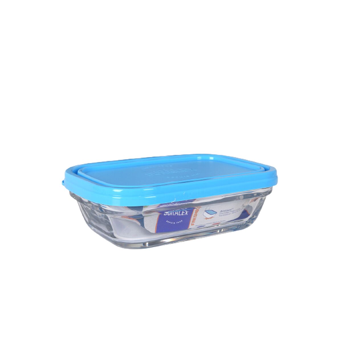 Fiambrera Rectangular con Tapa Duralex Freshbox Azul 400 ml - Effik Store