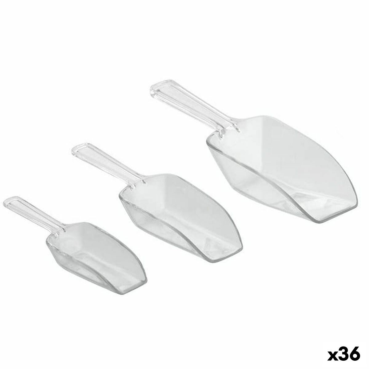 Set de Cucharas Medidoras Quttin 3 Piezas Plástico (36 Unidades) - Effik Store