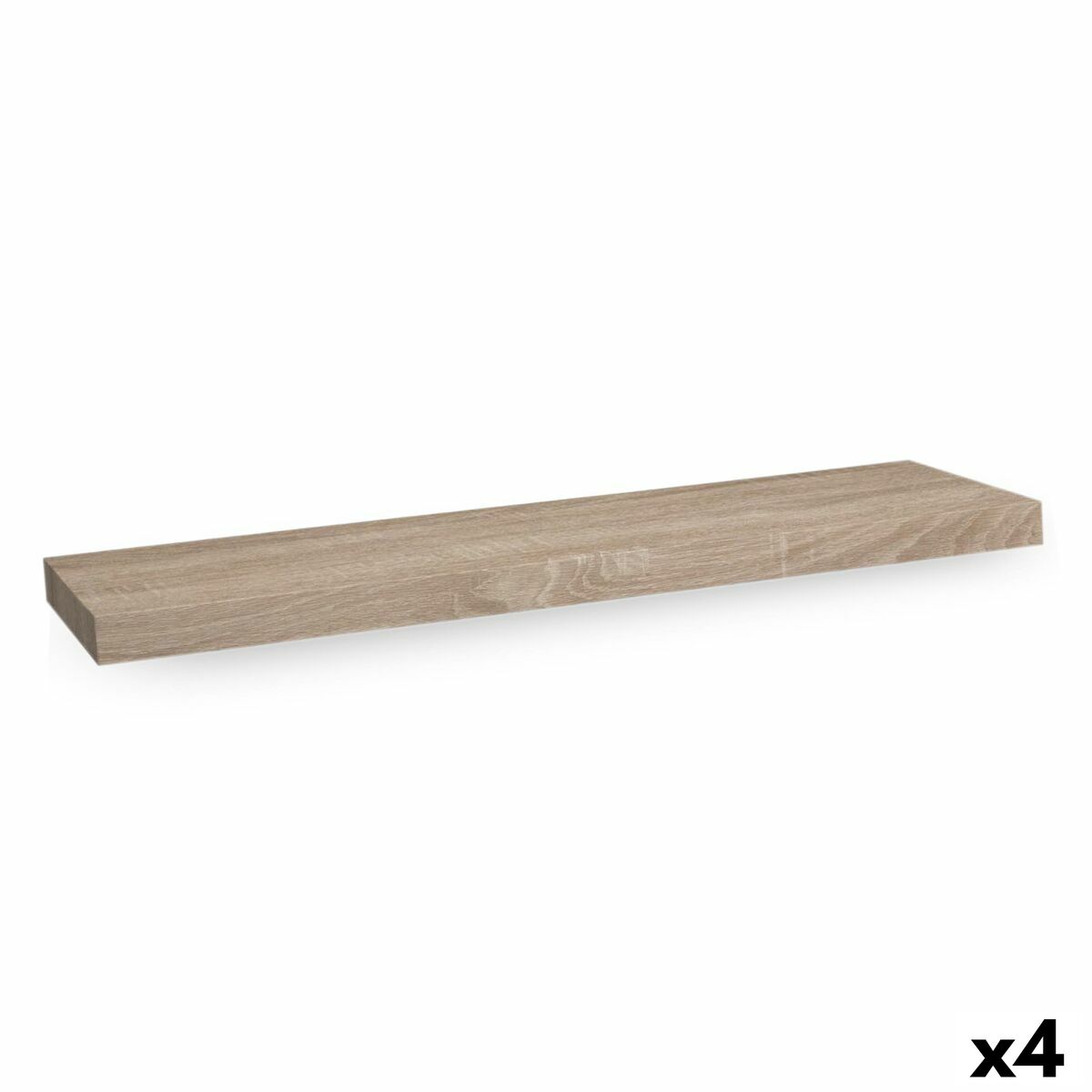 Estante Confortime Madera MDF Marrón 23,5 x 80 x 3,8 cm (4 Unidades) - Effik Store