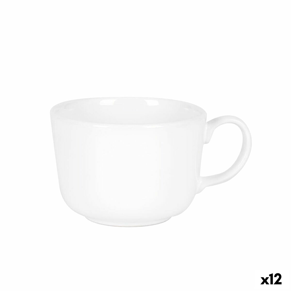 Taza Quid Blanco 500 ml (12 Unidades) - Effik Store