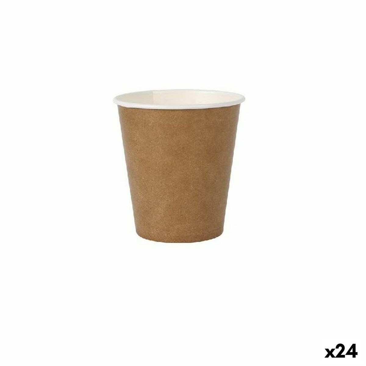 Set de Vasos Algon Desechables papel kraft 20 Piezas 120 ml (24 Unidades) - Effik Store