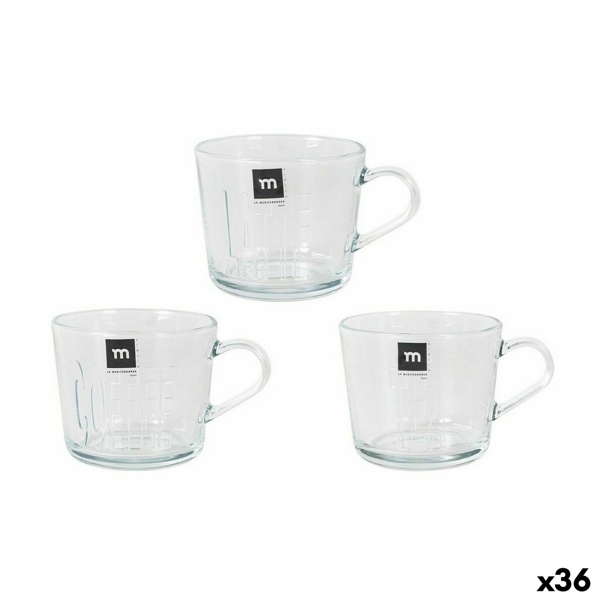 Taza La Mediterránea Megan 450 ml (36 Unidades) - Effik Store