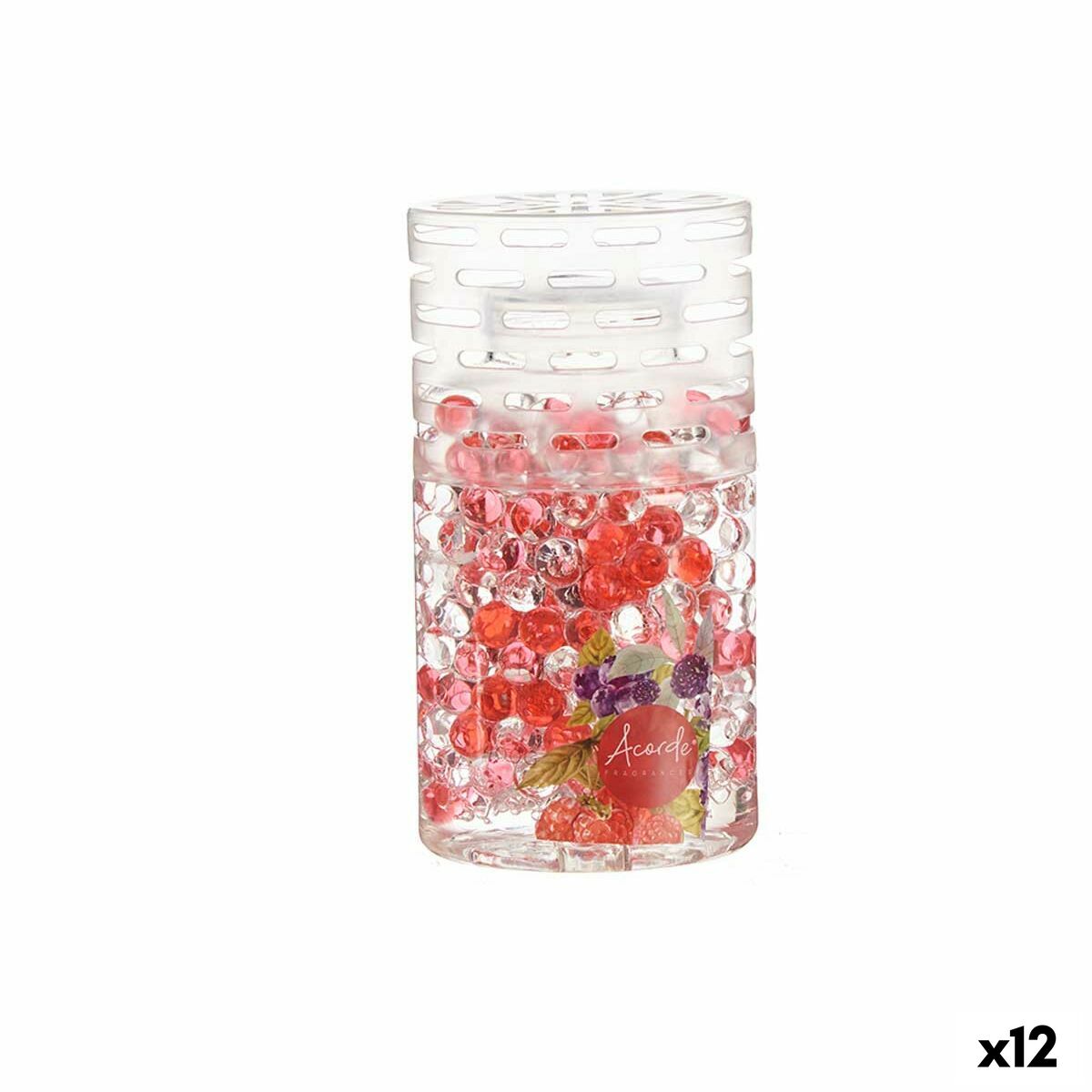 Ambientador 400 g Frutos rojos Bolas de Gel (12 Unidades) - Effik Store