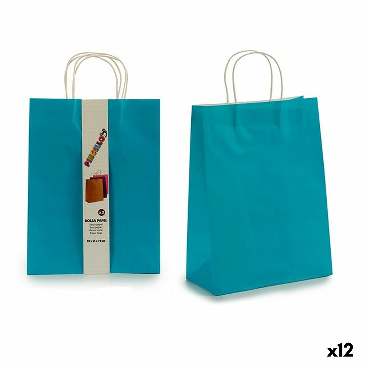 Set de Bolsas Papel 11,5 x 42 x 25 cm (12 Unidades) - Effik Store