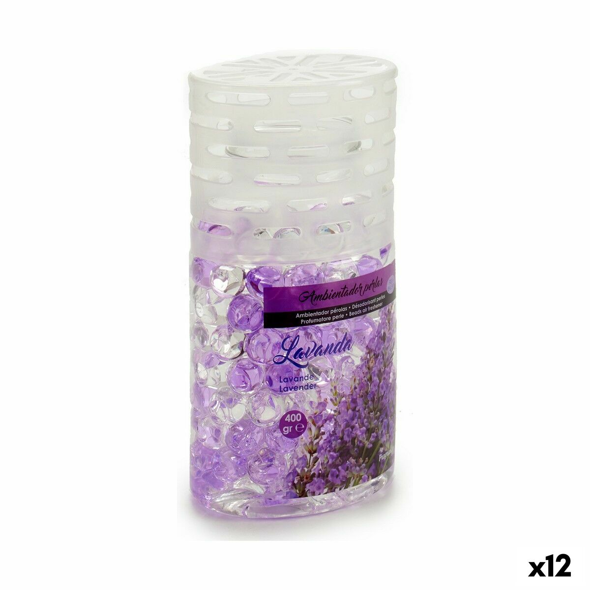 Ambientador Lavanda 400 g Bolas de Gel (12 Unidades) - Effik Store