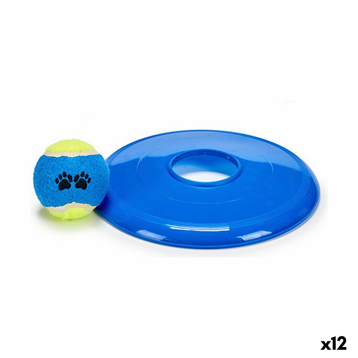 Set de Juguetes para Perros Pelota Frisbee Goma Polipropileno (12 Unidades) - Effik Store