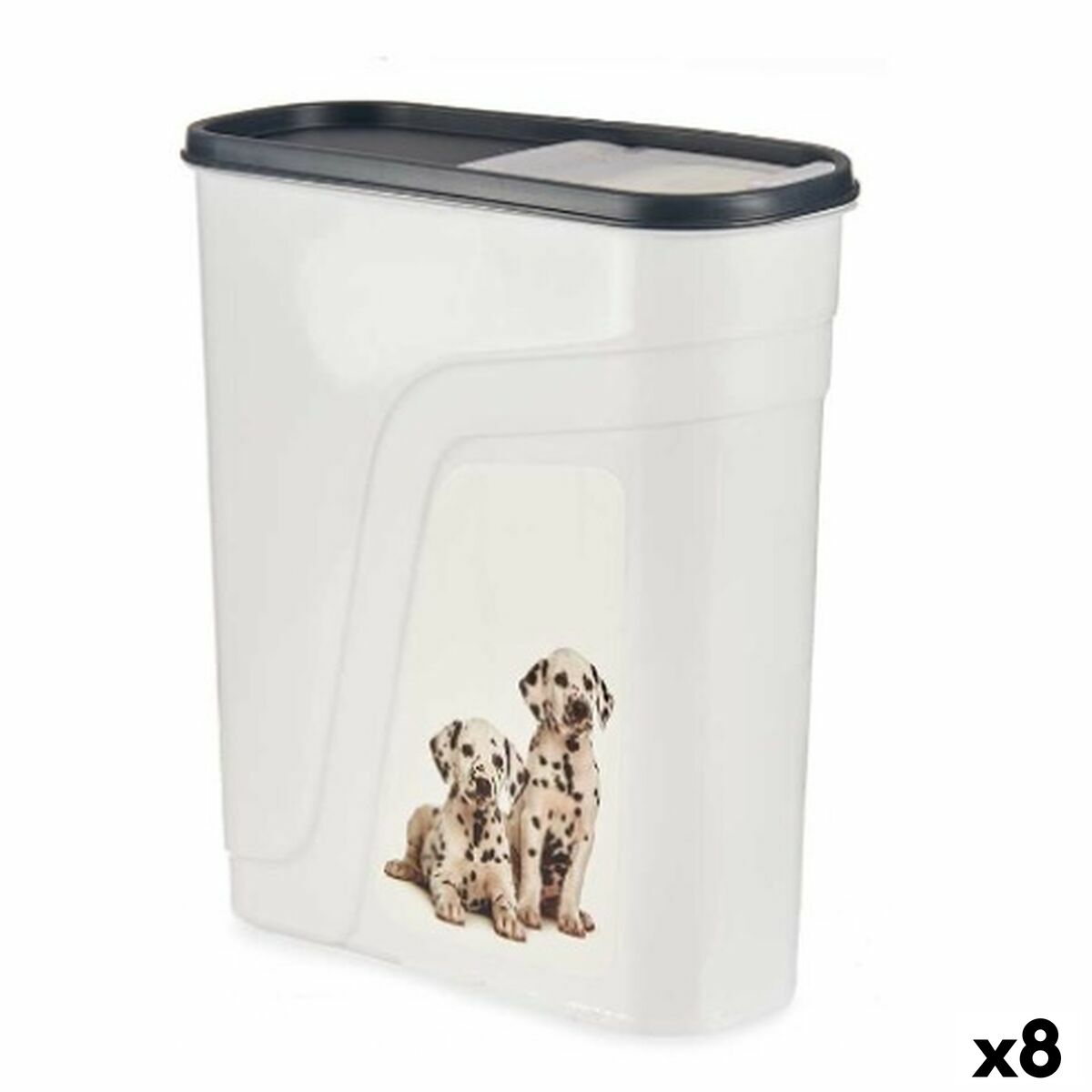 Dispensador Mascotas Antracita 4 L (8 Unidades) - Effik Store