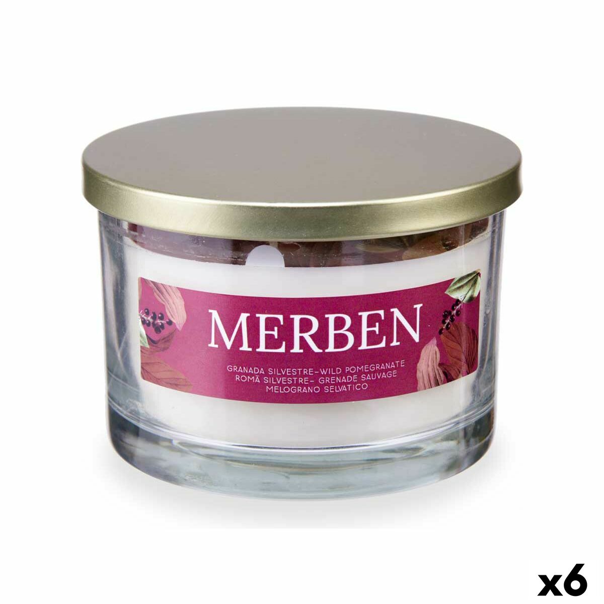 Vela Perfumada Merben 400 g (6 Unidades) - Effik Store