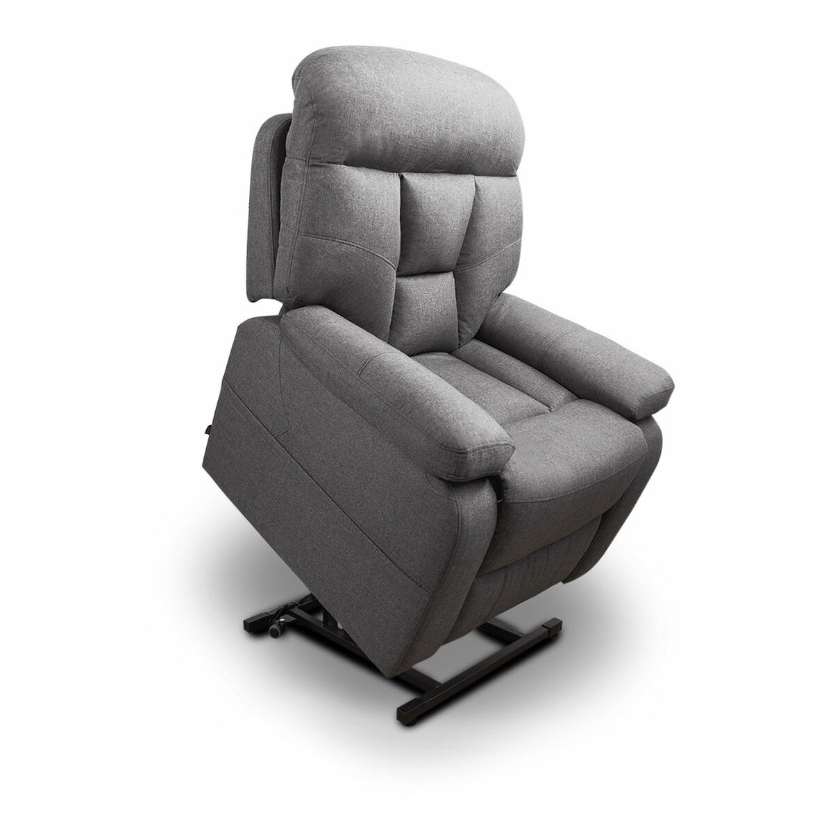 Sillón Relax Masajeador Levantapersonas Astan Hogar Gris - Effik Store