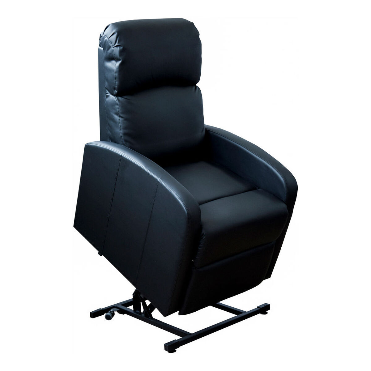 Sillón Reclinable Astan Hogar Relax Negro Piel Sintética - Effik Store