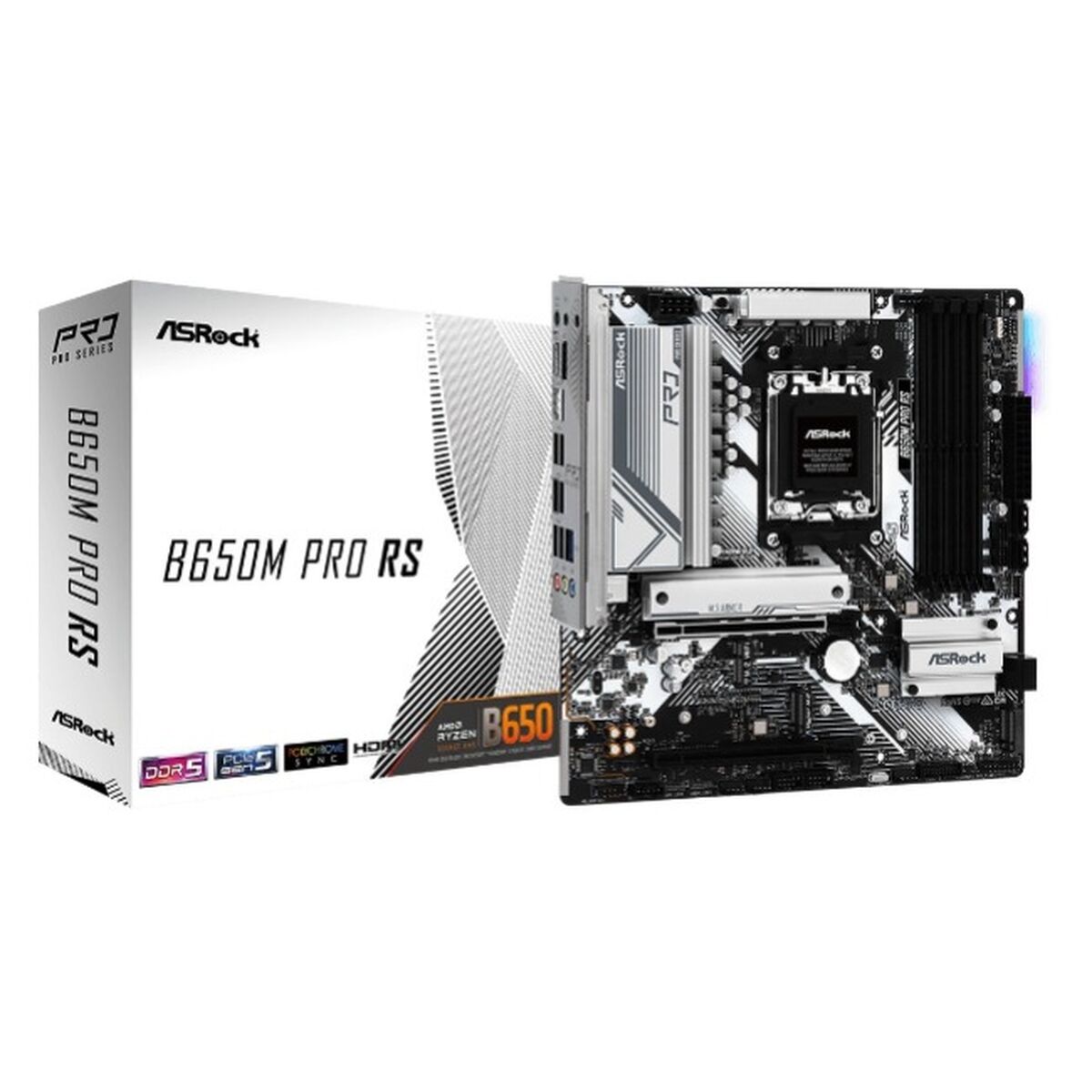 Placa Base ASRock B650M PRO RS AMD B650 AMD AM5 - Effik Store