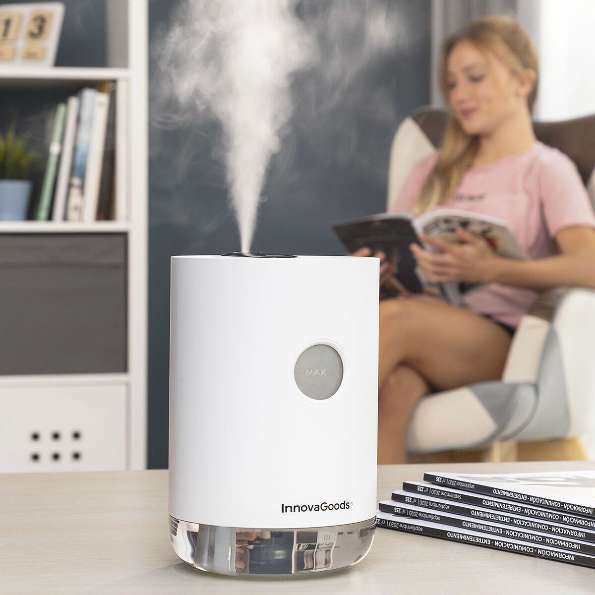 Humidificador Ultrasónico Recargable Vaupure InnovaGoods - Effik Store