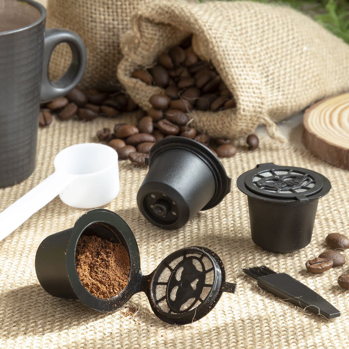 Set de 3 Cápsulas de Café Reutilizables Recoff InnovaGoods - Effik Store