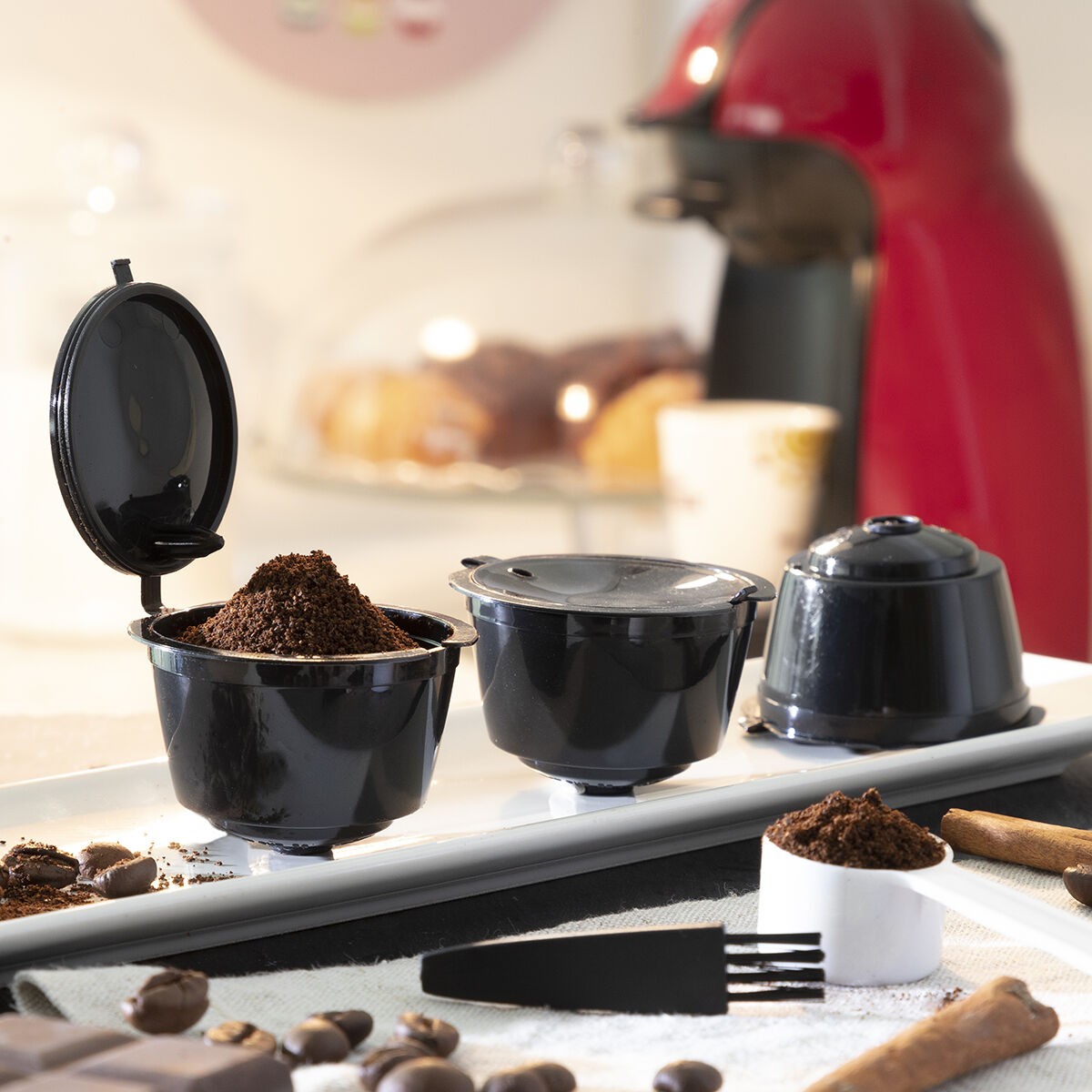 Set de 3 Cápsulas de Café Reutilizables Redol InnovaGoods - Effik Store