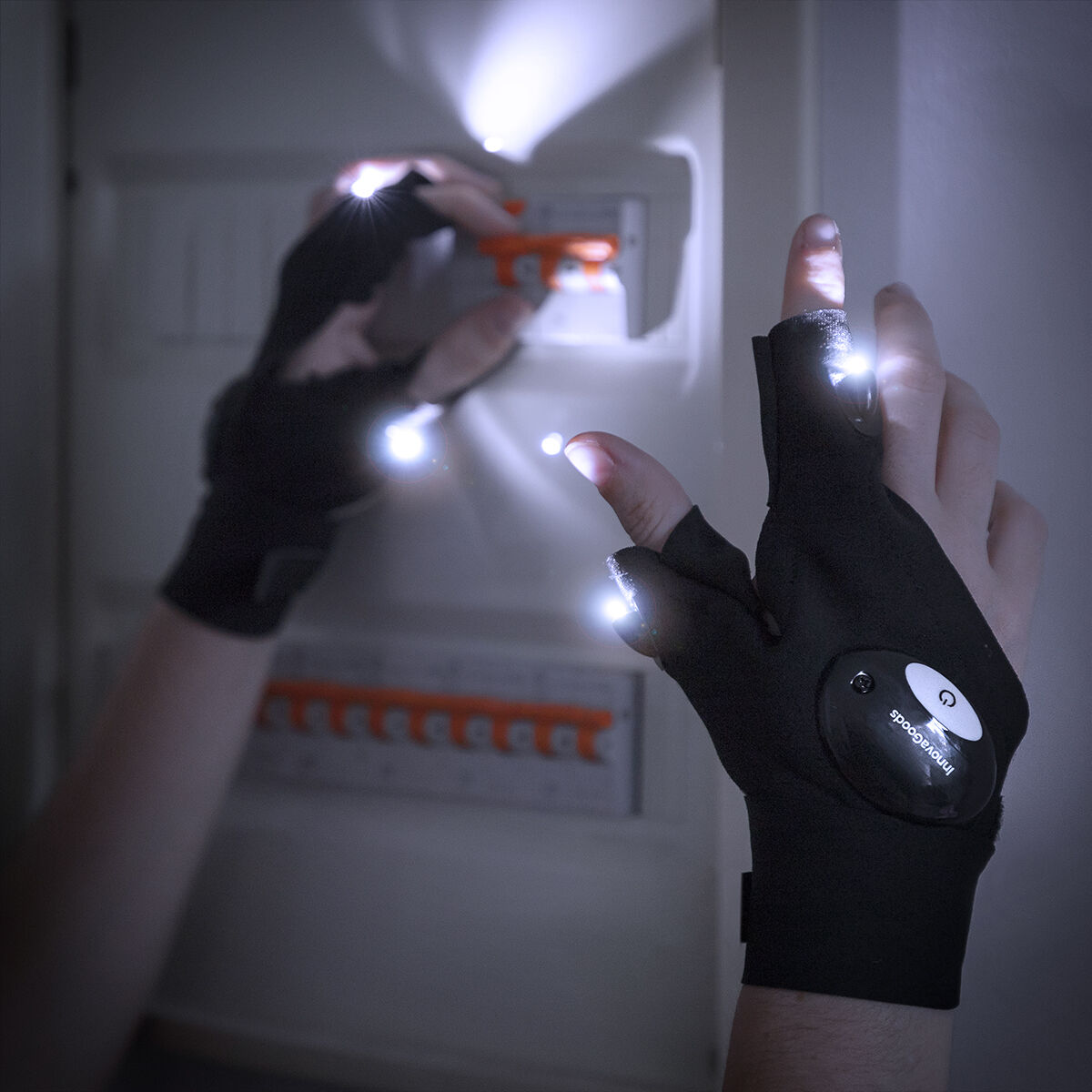 Guantes con Luz LED Gleds InnovaGoods 2 Unidades - Effik Store